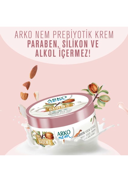 Nem Prebiyotik Krem Serisi Badem Sütü 60 ml + 250 ml