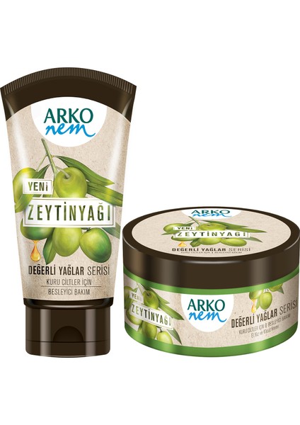 Nem Değerli Yağlar Zeytinyağlı Nemlendirici Krem 250+60ml