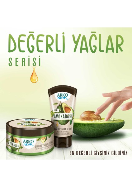 Nem Değerli Yağlar Avokado Yağlı Nemlendirici Krem 250 ml & 60 ml