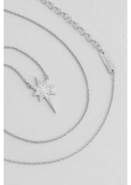 Işıldayan Bff 18 Ayar Beyaz Altın Kaplama 49 cm Gümüş Arkadaş Kolyesi modelleri