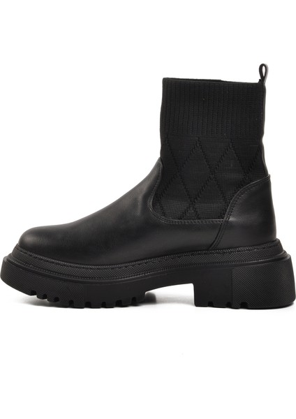 PC-52561 Siyah Içi Polarlı Kadın Chelsea Bot fiyatları
