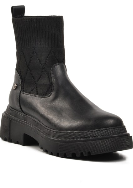 PC-52561 Siyah Içi Polarlı Kadın Chelsea Bot modelleri
