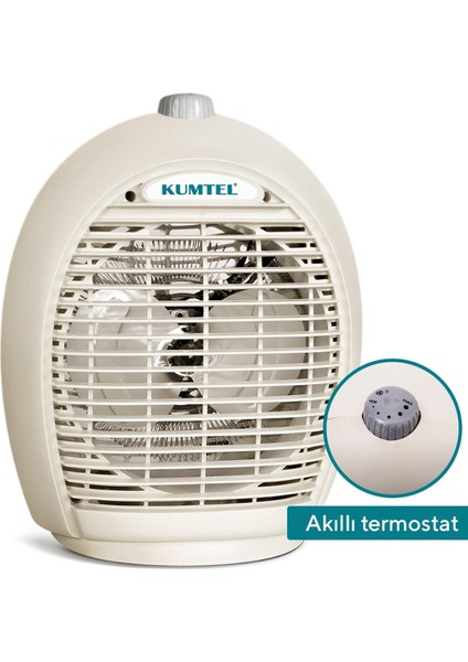 LX-6331 2000W Fanlı Isıtıcı - Bej
