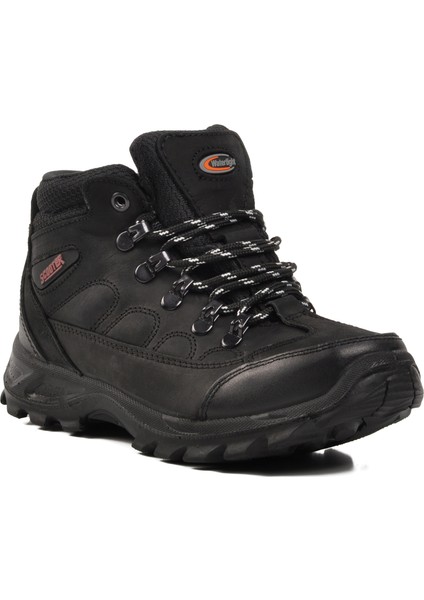 G5538 Crazy Siyah Hakiki Deri Su Geçirmez Unisex Outdoor Bot modelleri