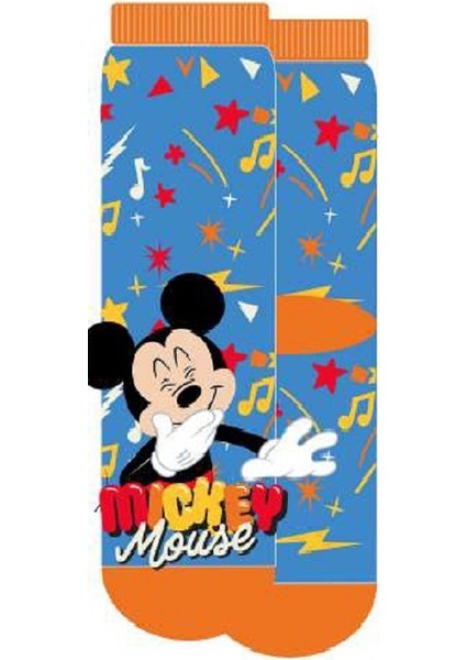 Mıckey Mouse 21556 Lisanslı 3'lü Çocuk Soket Çorap