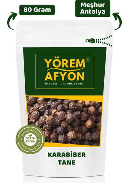 Yörem Afyon Meşhur Antalya Tane Karabiber | 80GR.