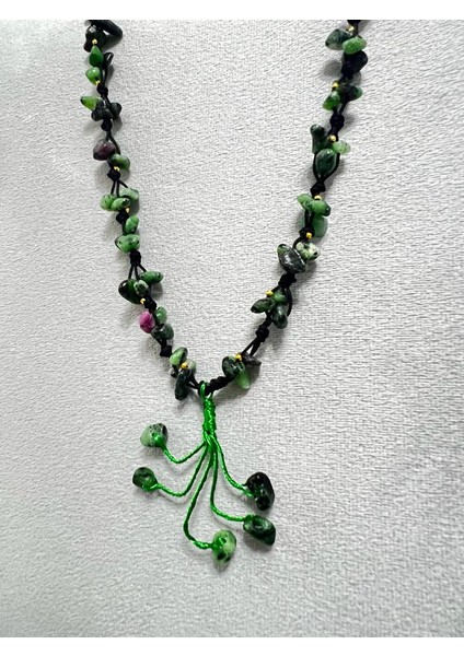 Sertifikalı Zümrüt Doğal Taş El Yapımı Tasarım Kolye modelleri