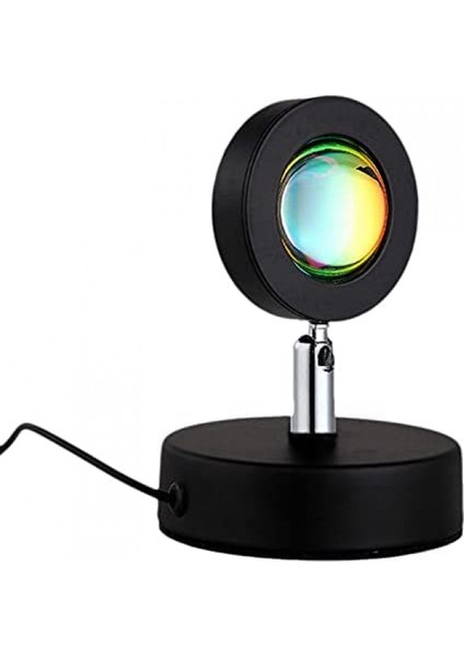 Güneş Projeksiyonu LED Işık, USB 180 ° Romantik Fotoğraf Projektör Işığı Oda Için Gece Lambası, Stüdyo Dekorasyonu (Yurt Dışından)