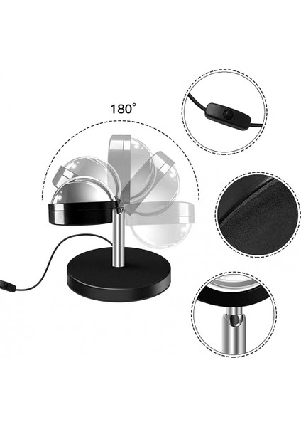 Güneş Projeksiyonu LED Işık, USB 180 ° Romantik Fotoğraf Projektör Işığı Oda Için Gece Lambası, Stüdyo Dekorasyonu (Yurt Dışından)