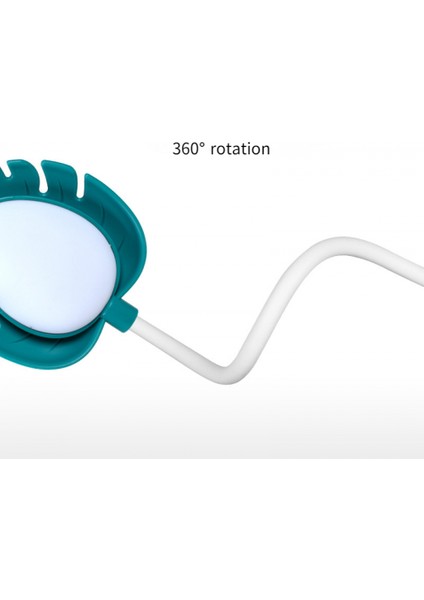 Salyangoz Masa Lambası USB Şarjlı 360° Katlanabilir Çalışma Masası Lambası Yatak Odası ve Oturma Odasına Uygun, Çocuklar, Arkadaşlar ve Aile Için Ideal Hediye, Pembe (Yurt Dışından)