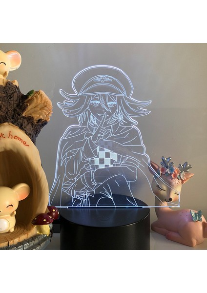 Justup Anime Karakter Gece Ht Işık Ht 3D Illusion Lamba Uzaktan Kumanda Yatak Odası Dekoru Çocuklar Için Doğum Günü Hediyesi --- Siyah Koltuk (Yurt Dışından)