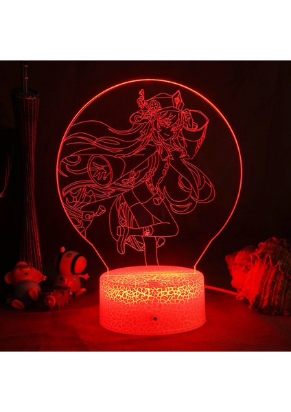 3D Gece Işıkları, Uzaktan Kumandalı ve Rgb Renkli 3D Optik Illüzyon LED Lambalar (Gs Game) (Yurt Dışından)