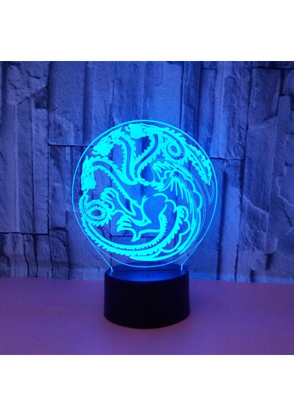 Justup Dragon Nig;ht Light;ht Dragon Light;ht Masa Yanında Ejderha Lambası Çocuklar Için Doğum Günü Hediyesi Olarak Yatak Odası Için (Stil 13) (Yurt Dışından)