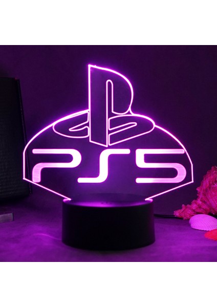 3D Gece Işıkları, Uzaktan Kumandalı ve Rgb Renkli 3D Optik Illüzyon LED Lambalar (Yurt Dışından)