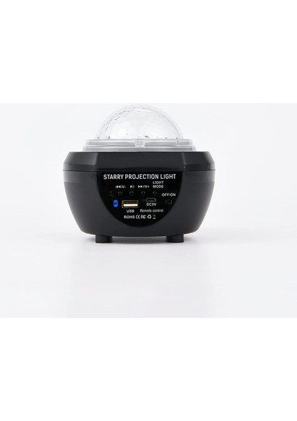 Star Galaxy Projektör – Premium Projektör Işıkları – Dahili Bluetooth Hoparlörlü Yatak Odası Için 360 Derece Projektör – Uzaktan Kumanda Dahil (Yurt Dışından)