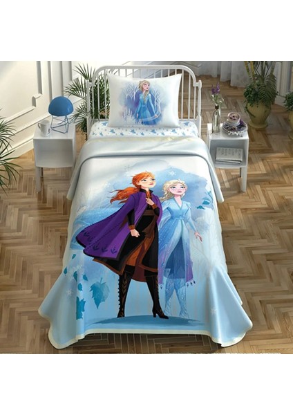 Frozen 2 Sister Tek Kişilik Lisanslı Pike Takımı