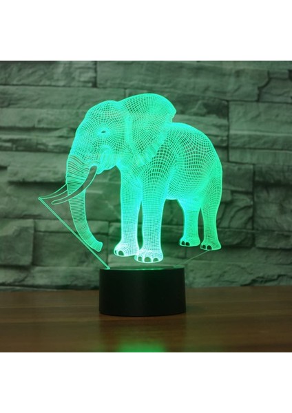 Fil 3D Lamba Illusion Gece Işık, Çocuk Odası/dekor/oturma Odası Için 7 Renk Değiştiren Dokunmatik Anahtar Masa Masası, 7 Renk Değiştiren Fil Oyuncak ve Çocuklar/doğum Günü Için Hediye (Yurt Dışından) fiyatları