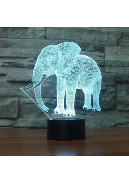 Fil 3D Lamba Illusion Gece Işık, Çocuk Odası/dekor/oturma Odası Için 7 Renk Değiştiren Dokunmatik Anahtar Masa Masası, 7 Renk Değiştiren Fil Oyuncak ve Çocuklar/doğum Günü Için Hediye (Yurt Dışından) fırsatları
