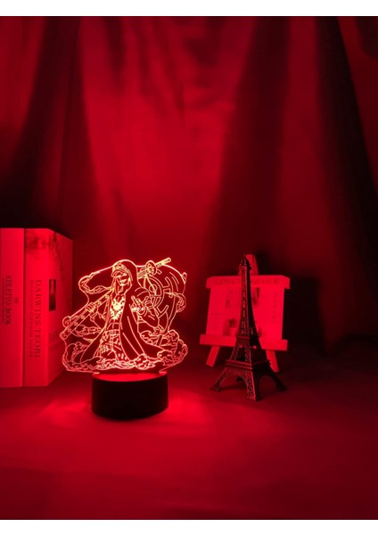 Tek Parça LED Gece Işık Trafalgar D Su Hukuku Çocuklar Için Yatak Odası Dekoru Japon Animesi 3D Lamba Trafalgar Hukuk Tek Parça (Yurt Dışından)