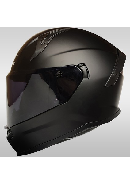 M-910 Motosiklet Kaskı Mat Black