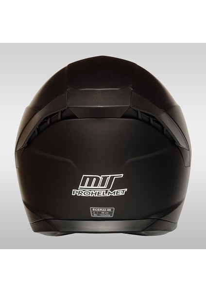 M-910 Motosiklet Kaskı Mat Black