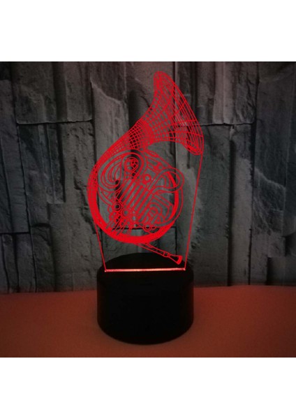 Justup 3D Lamba Illusion Gece Işık Kısılabilir 16 Renk Değiştiren Akıllı Dokunmatik Saksafon Masa Işık Müzik Severler Için Ht Dekorasyon (Stil 17) (Yurt Dışından) fiyatları