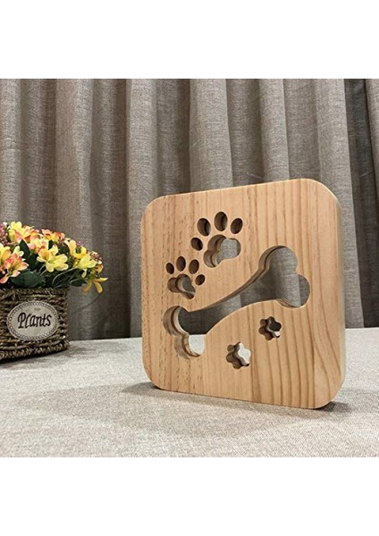 Kemik Ahşap Lamba Yenilik Gece, Işık, Ht Çocuklar Için 3D Illusion Lambası, Çocuk Dekorasyon Lambası USB Güç Yatak Odası Dekor Erkekler Kızlar Için Tatil Doğum Günü Hediyeleri (Yurt Dışından) fiyatları