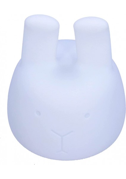 Tavşan Şekilli Musluk Gece Lambaları Silikon 7 Renkli LED Şarj Edilebilir Musluk Pat Gece Lambaları 14 x 11 cm / 5,5 x 4,3 Inç (Yurt Dışından)