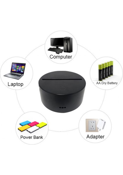 Justup 3D LED Gece Lambası Akrilik Kedi Lambası Uzaktan Kumanda 3D Illusion Lamba Sevgililer Günü Ev Dekorasyon Işık - Stil D (Yurt Dışından)