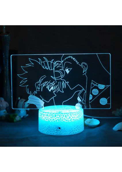 3D Gece Aydınlatması, 16 Renk Değiştirme Işık Uzaktan Kumandalı Hayvan Oyuncakları Yatak Odası Ev Dekoru (HUNTER-014) (Yurt Dışından)