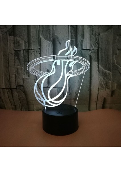 Justup Basketbol Gecesi;ht Işık;ht 3D Basketbol Potası Gece;ht Lambası 16 Renk Optik Illusion Dokunmatik Uzaktan Kumanda Akrilik ile En Iyi Doğum Günü Yılbaşı Hediyeleri (Stil O) (Yurt Dışından) modelleri