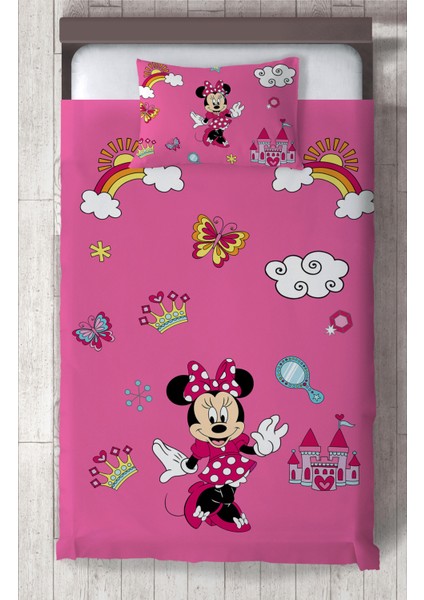 Bebek ve Çocuk Odası Pembe Mavi Seksekli Yatak Örtüsü