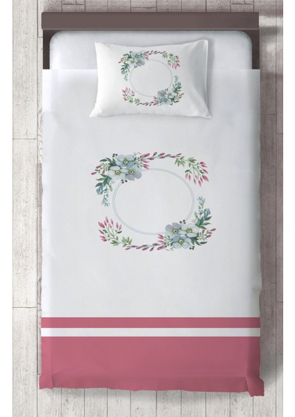 Bebek ve Çocuk Odası Çiçek Desenli Yatak Örtüsü