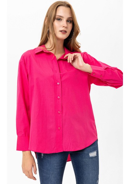 Kadın Oversize Poplin Gömlek fırsatları