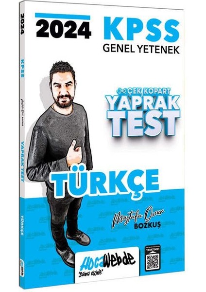 2024 KPSS Genel Yetenek Türkçe Çek Kopart Yaprak Test