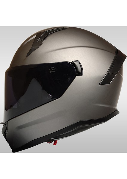 M-910 Motosiklet Kaskı Mat Grey