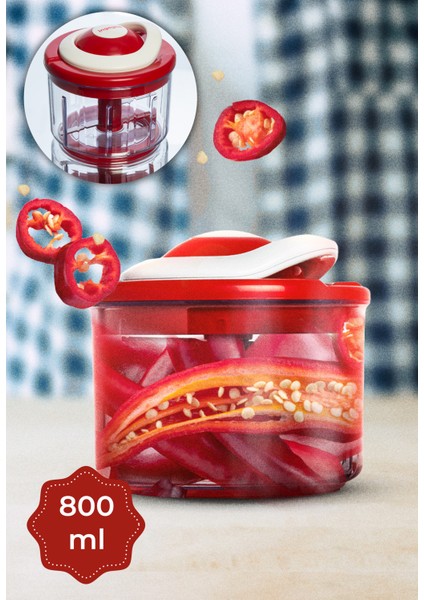 Ingegno Pratik El Rondosu Kırmızı