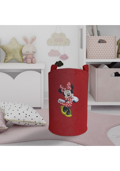 Bebek ve Çocuk Odası Mickey Mause Desenli Oyuncak Sepeti