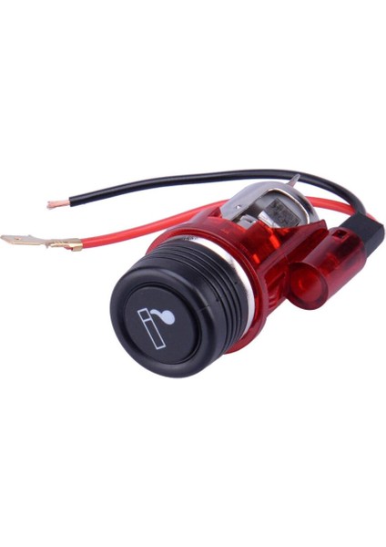 12V 120W Işıklı Oto Çakmaklık - Kırmızı