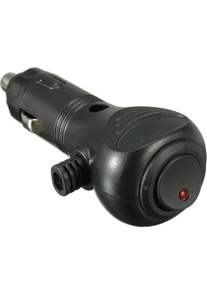 Araç Çakmak Soketi Kırmızı Nokta Işıklı Switch - 10A Sigortalı