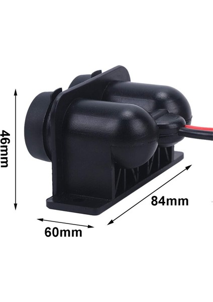 Çiftli Dişi Araç Çakmak Soketi 15A Sigortalı - 50CM Kablolu