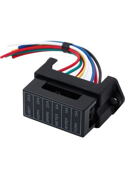 6 Kanal Oto Bıçak Sigorta Kutusu - Kablolu