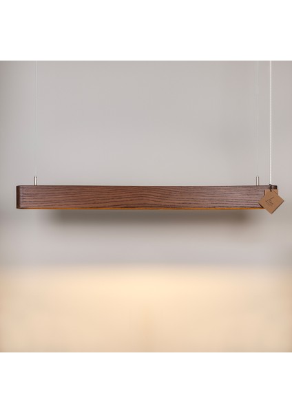 Soft Modern Ahşap Aydınlatma - Minimal LED Sarkıt Avize