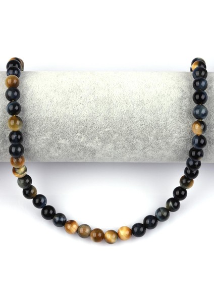 Sarı - Siyah Kaplan Gözü Doğal Taş Dizi 8 mm Küre Kesi fiyatları