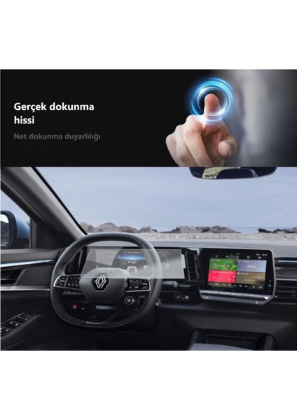 Renault Megane E Tech Dijital Gösterge Mat Ekran Koruyucu Şeffaf modelleri