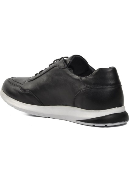 4378 Siyah-Beyaz Hakiki Deri Erkek Casual Ayakkabı fırsatları