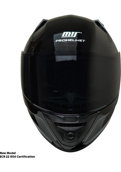 Motosiklet Kask Ece 22.R06 Sertifikalı Double Vizör Fiber Motor Kaskı Full Face Yeni Sezon Black Srx