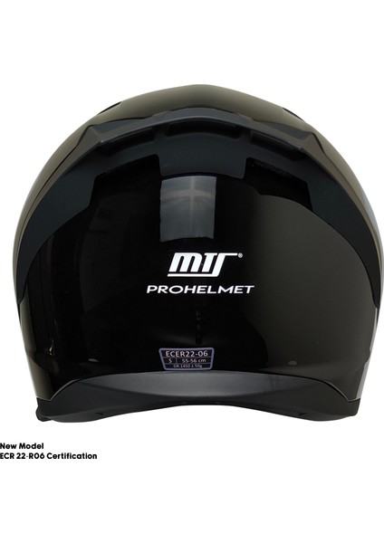 Motosiklet Kask Ece 22.R06 Sertifikalı Double Vizör Fiber Motor Kaskı Full Face Yeni Sezon Black Srx