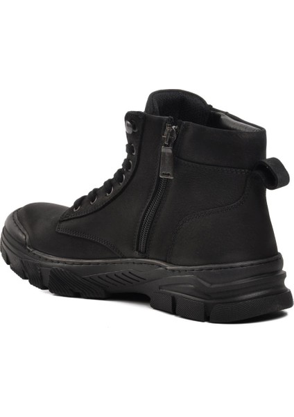 240038 Siyah Nubuk Deri Erkek Bot fırsatları