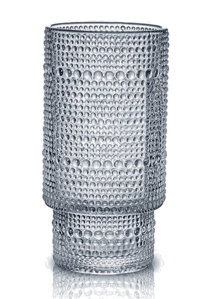 Arnel Damla Desen Origami Cam Bardak - 355 ml - Füme